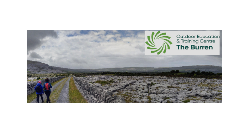 The Burren landscape.